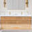 Solenne Wall Mounted Single Bathroom Vanity With Resin Top-1553001454
