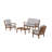 Mission 4 Piece Sofa Seating Group with Cushions-88752838-131265861