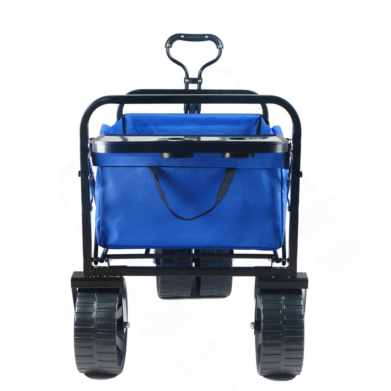 Chariot de plage pliant Wagon Garden (bleu)
