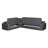 Upholstered L-Shaped Sectional Reversible-1260444462