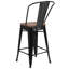 Tabouret de salle à manger en métal Margherite-460918466-466744681