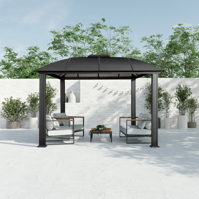 Pavillon de jardin en aluminium Cambridge