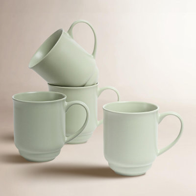 Rimmed Stoneware Mug