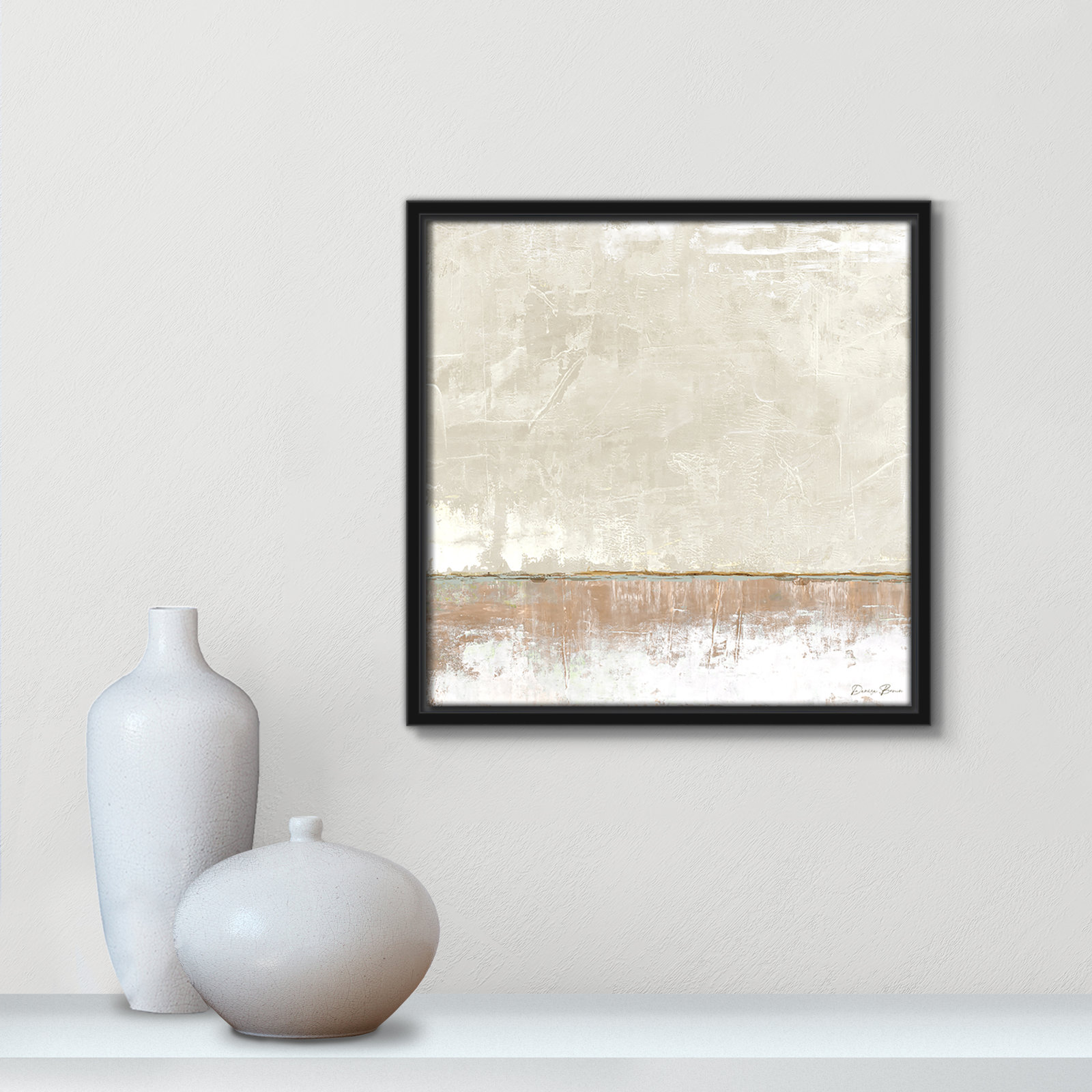 Delevan "Better Days II" Print, 13.5" H x 13.5" W, Black