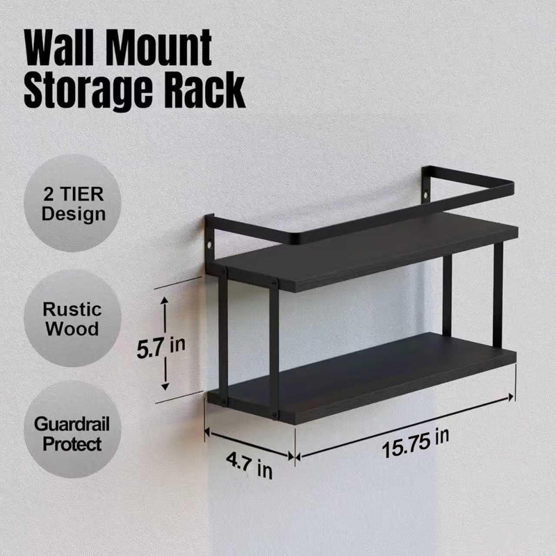Beus Wall Bathroom Shelves