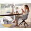 49 cm H Chenille Cantilever Chair-135551388-135551392