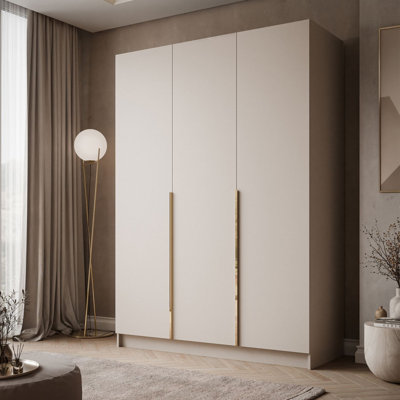 3 Door Manufactured Wood Wardrobe