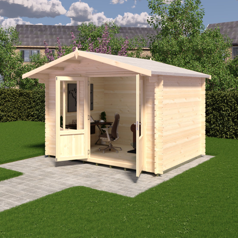11 x 10 Ft. Berryfield Log Cabin, No