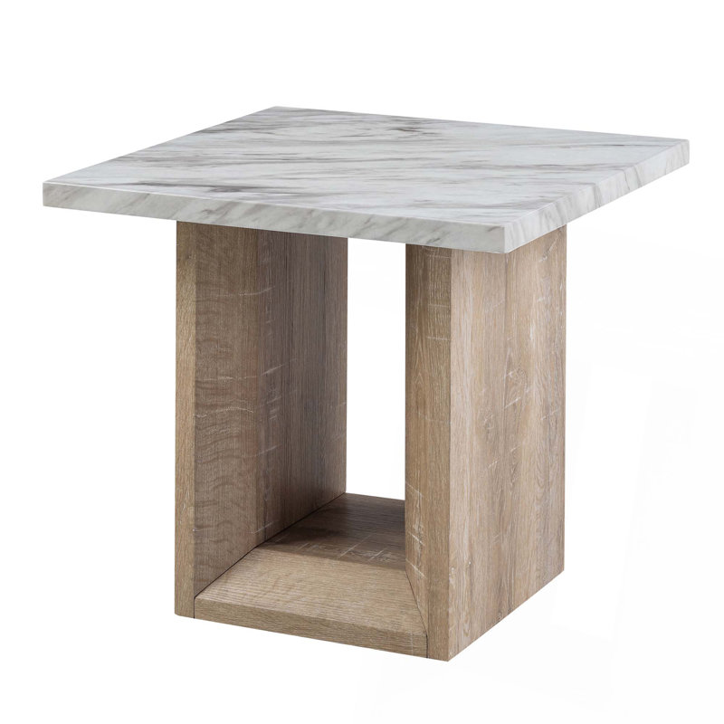 Table de bout en marbre pour le salon, la chambre à coucher