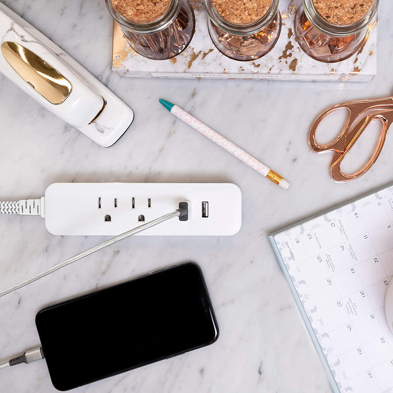 1000 Tamper Resistant Combination Outlet with USB Port