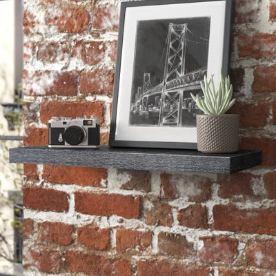 Alcera Floating Shelf with Reclaimed Wood