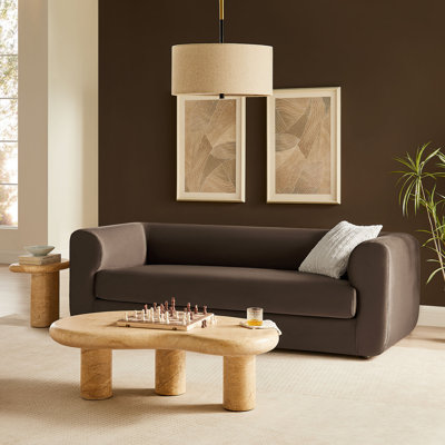 Leif 89" Boucle Upholstered Sofa