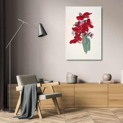 "Red Canna" par Georgia O’Keeffe - Art mural sur toile tendue avec châssis