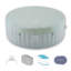 RELXTIME 4 Person 120 - Jet Polyvinyl Chloride (PVC) Round Inflatable Hot Tub in Green