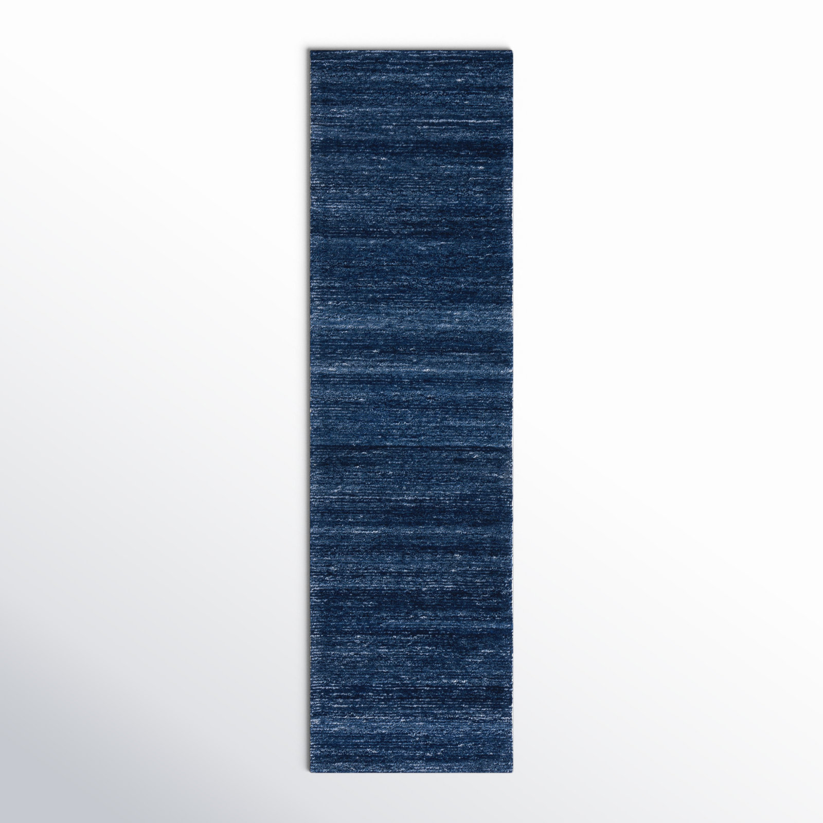 Beltsville Handmade Recycled P.E.T Blue Rug, Runner 2'3" x 8'