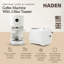 HADEN Ivory Stainless Steel Heritage Coffee Machine & 2-Slice Toaster