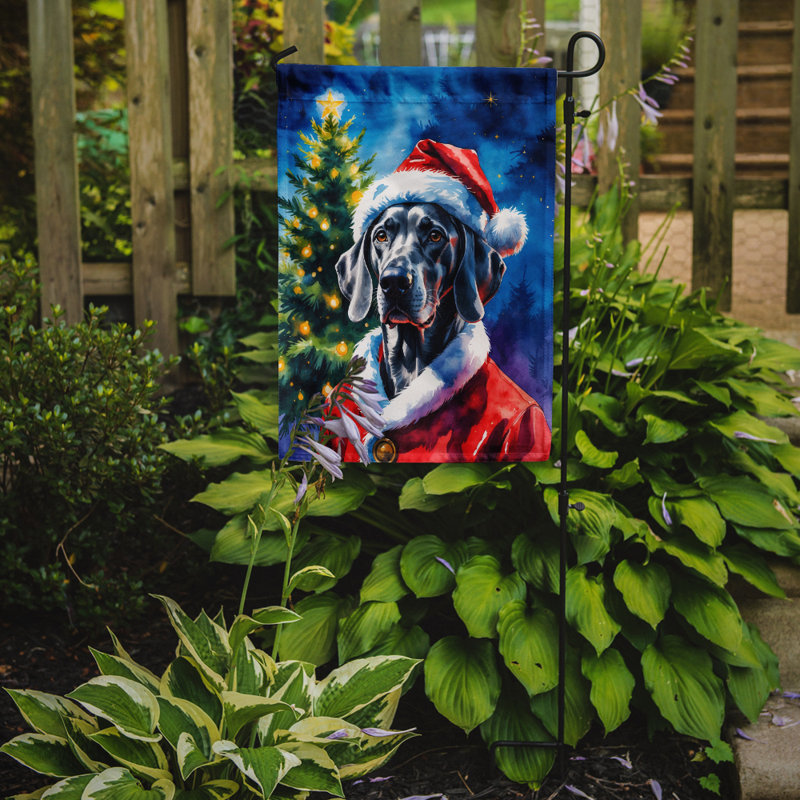 Drapeau de jardin Doberman Pinscher, Braque de Weimar