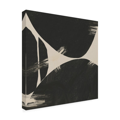 Bolog Little Dean  Black Abstract Study Canvas Art