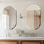 Rithi Long Oval Flat Wall Mirror-1498165301