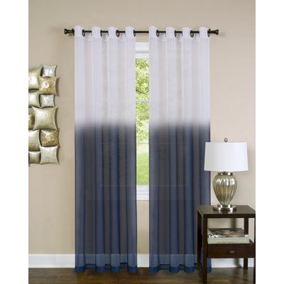 Shep Semi Sheer Curtain Single Panel