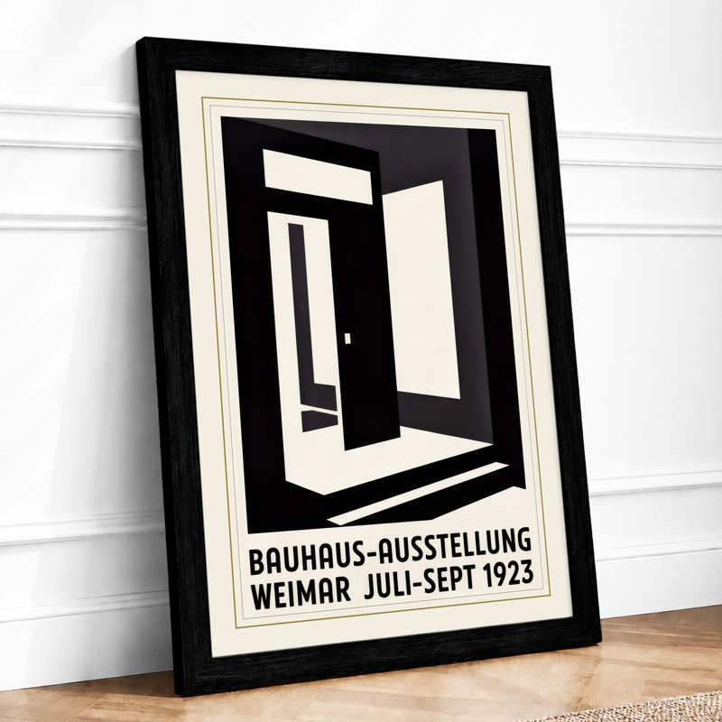 Bauhaus Weimar Geometric - Print, Black, A3 - 42.0 x 29.7 cm
