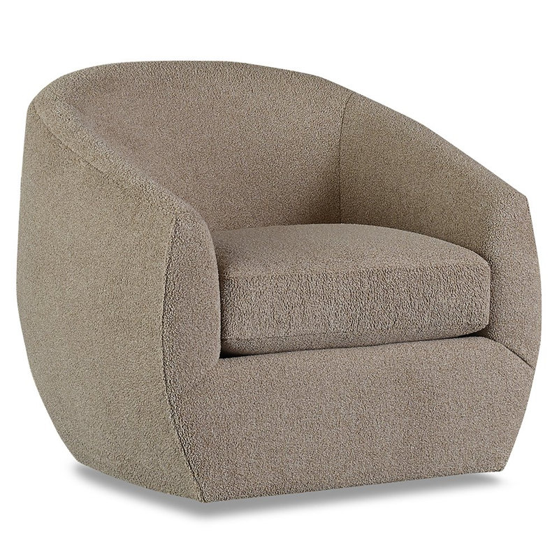 Kylie Swivel Barrel Chair, Pumice