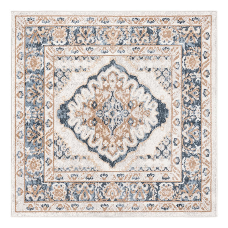 Oriental Indoor Rug, Square 4'1"