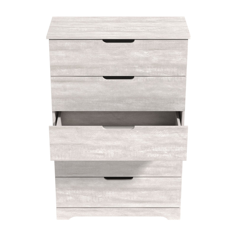 Commode 5 tiroirs l 31,5 po Aroob, Chêne gris cendré