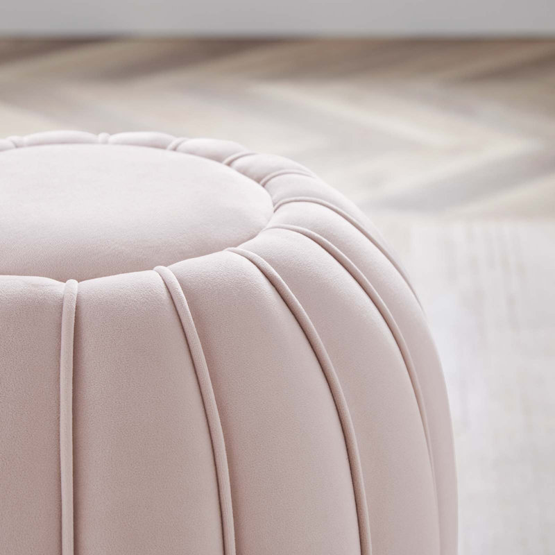 Repose-pieds Modway Celebrate, Velours rose