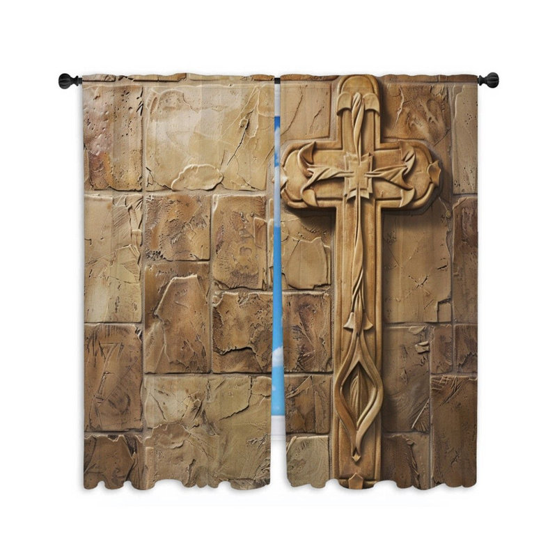 Nanett Room Darkening Curtain Pair, 40" W x 54" L