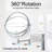 Enas Metal Round Wall Mirror-1011190420-1011190422