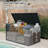 190 Gallons Outdoor and Indoor Metal Storage Deck Box-119728108-115641429