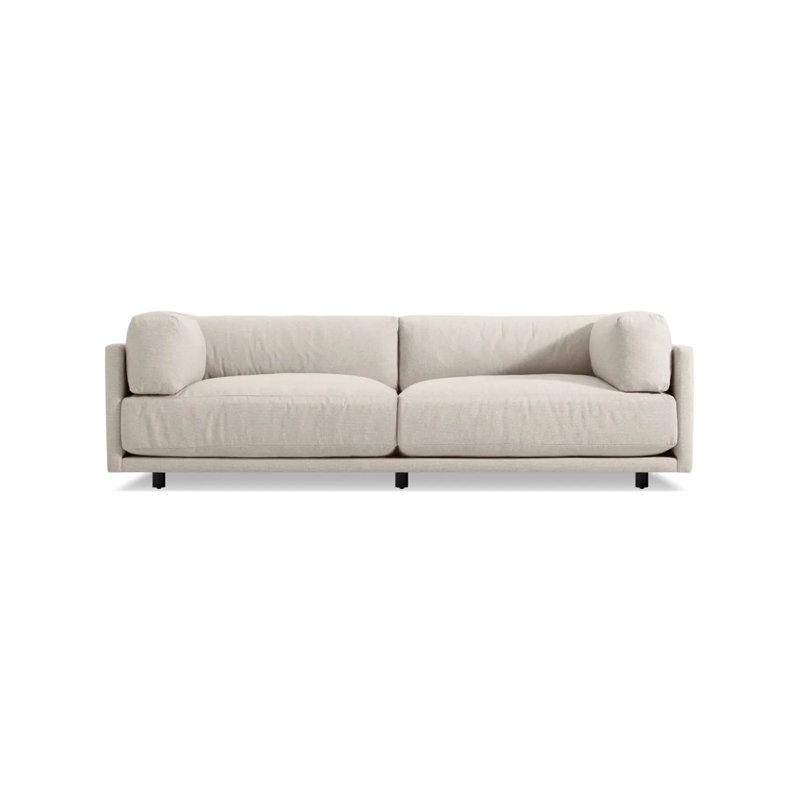 Sunday Upholstered 82'' Sofa, 30" H x 102" W x 40" D, Sanford Natural Linen