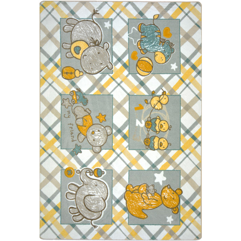 Tapis Just For Kids, Rectangle 5 pi 4 po x 7 pi 8 po