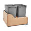 Poubelle escamotable Rev-A-Shelf avec glissières à fermeture en douceur -123322017-88472279