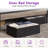 Tryston Full Bed Frame With Led Lights & 2 Storage Drawers, Gray-1879529356-1879529359