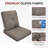 Carolina 24" X 22" Outdoor Furniture Replacement Cushions-123627883-110860465
