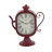 Rustic Analog Mechanical Tabletop Clock with Alarm