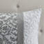 Édredon gris très grand 8 pièces - Literie brodée de style luxueux et imprimé à la maison