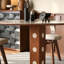 Table ronde en bois massif Rock Board-133450668