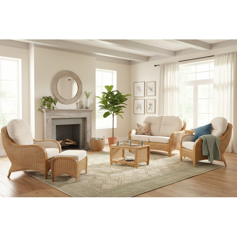 6 Piece Conservatory Sofa Set