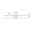 Santino 28" Modern Minimalist Swivel Integrated Dimmable LED Rechargeable Picture Light with Touch Sensor-1158475313
