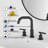 Widespread 2-handle Bathroom Faucet with Drain Assembly-82540531