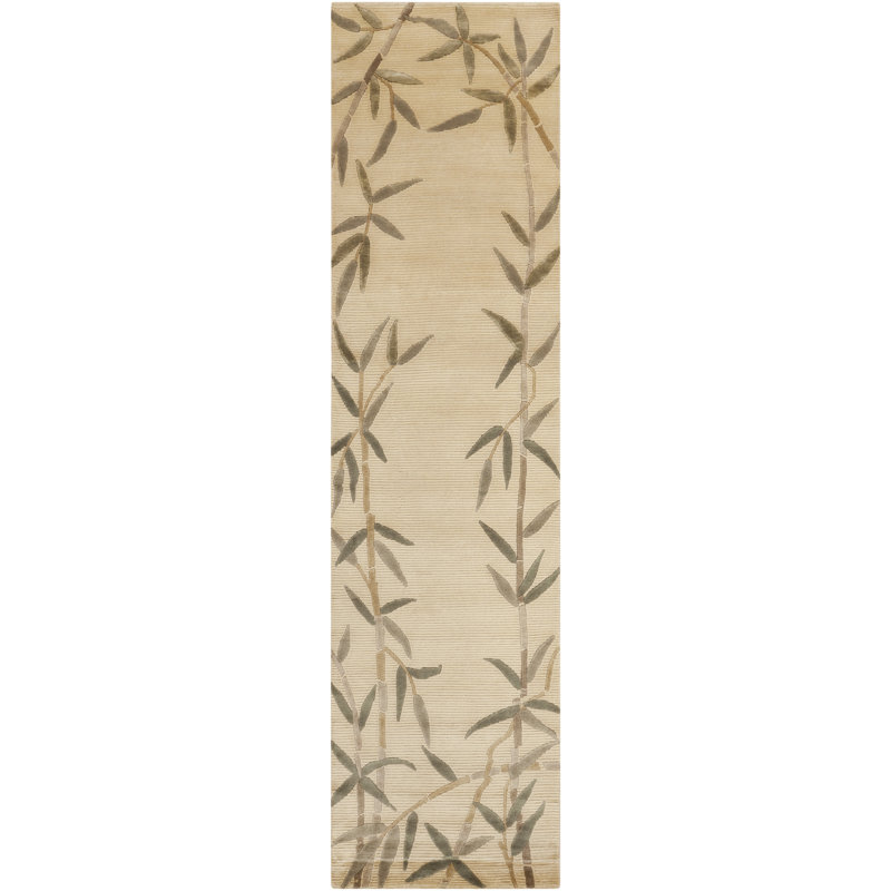 Noemi Wool Floral Indoor Rug, Runner 2'6" x 10'