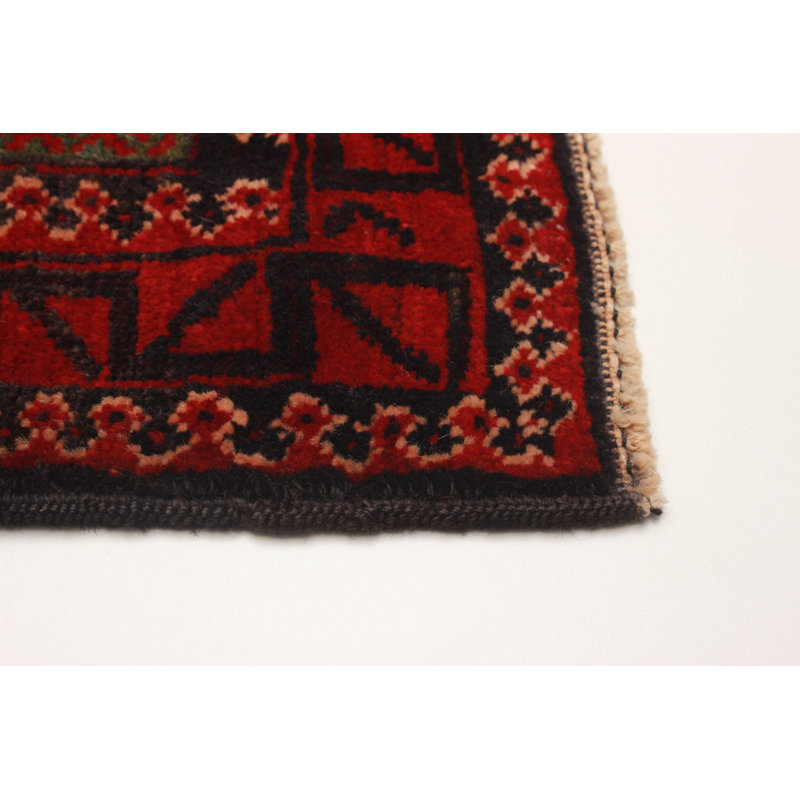 One-of-a-Kind Rectangle 3'3" X 5'2" New Age Wool Area Rug Dark Navy