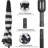Bruton 108 " Patio Outdoor Market Umbrella with Crank Lift-1058217567