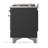 Majestic III Series 40 Inch Dual Fuel Range with 6 Sealed Burners, Griddle, in Matte Graphite (Liquid Propane, Chrome Trim)-124828644-124828637-124828640
