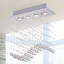 Lustre encastré en cristal 4 lumières Omara