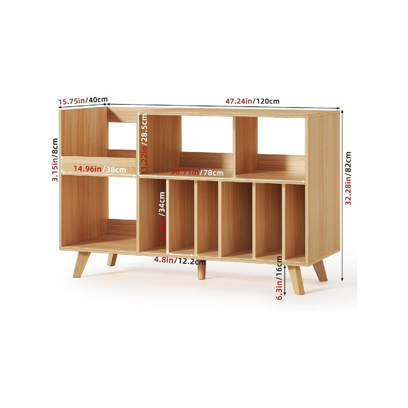 82cm H Media Shelves
