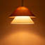 Lampe suspendue en tissu moderne nordique réglable Kandace D40cm